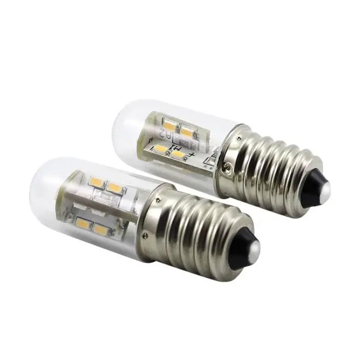 Ampoule LED E14 1W 12V 24V 110V 220V, projecteur de nuit, pendentif en maïs, lumière pour réfrigérat