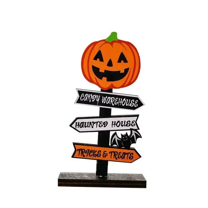 Décorations en bois Halloween Trick or Treat