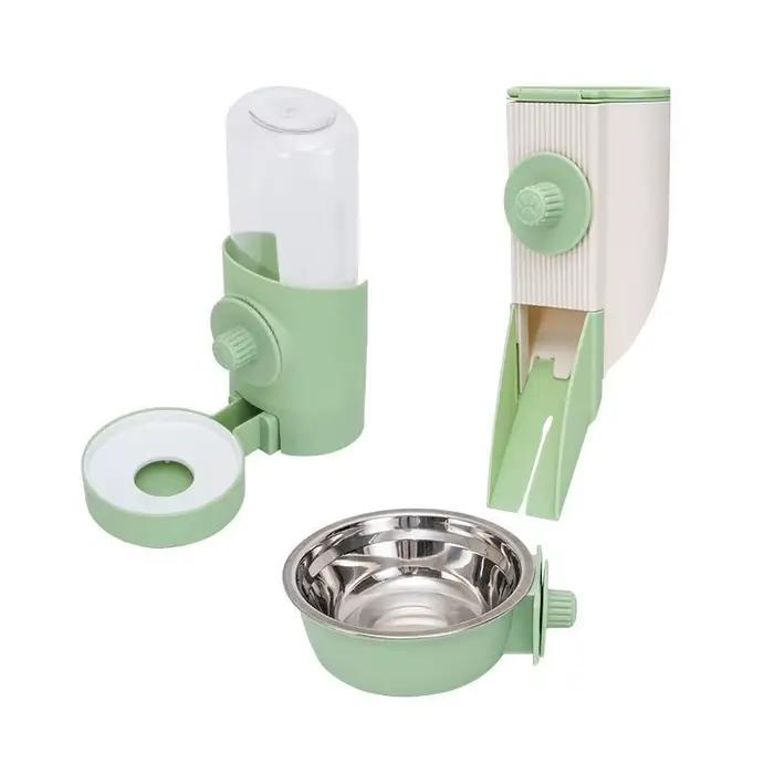 Bol pour chien, chenil amovible en acier inoxydable pour animaux de compagnie