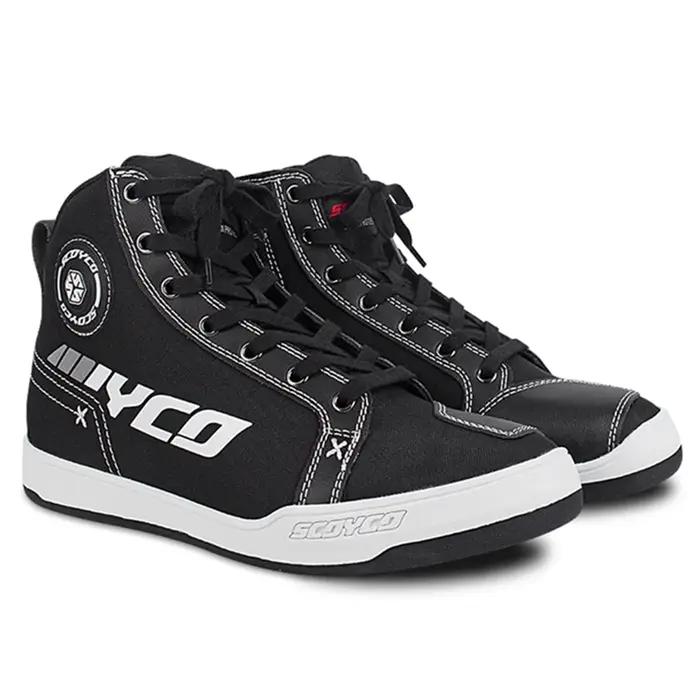 Bottes de Moto haute cheville Scoyco respirantes et antichoc pour homme et femme sorties loisirs course et équitation