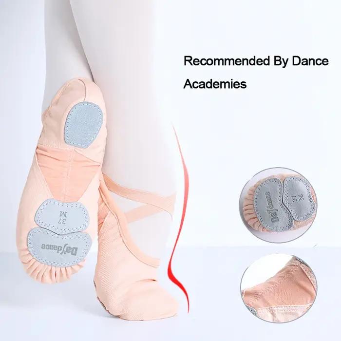 Chaussures de ballet pour femmes et filles, chaussures de danse, académie de danse, trois l'offre el