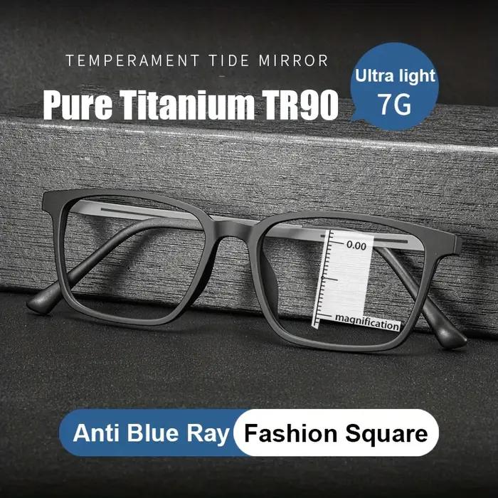 Lunettes de lecture multifocales progressives pour hommes
