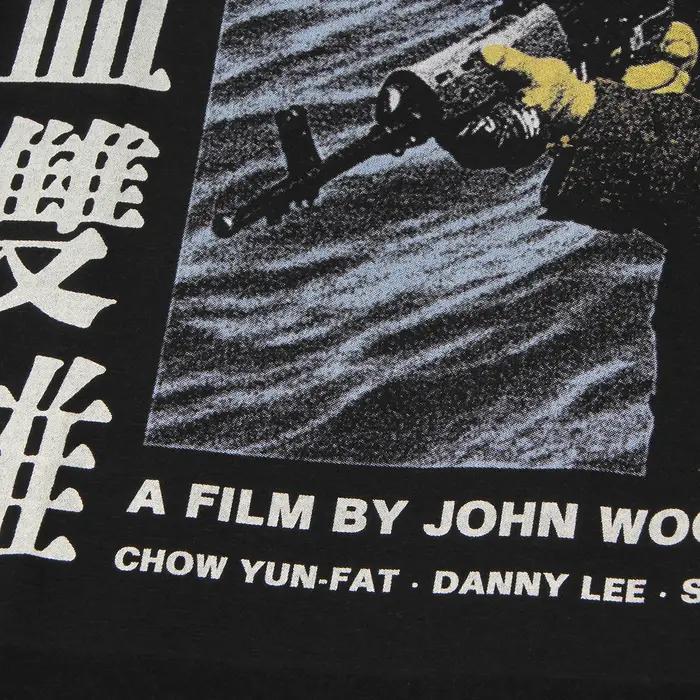 Le tueur T-Shirt sangshed de deux héros John Woo Yun Fat Chow HK film un meilleur demain balle dans la tête chemise pour hommes