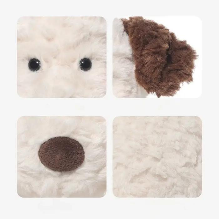 Peluche ultra douce et moelleuse, adorable chien en peluche, compagnon de sommeil anti-anxiété, peluche kawaii, cadeau d'anniversaire