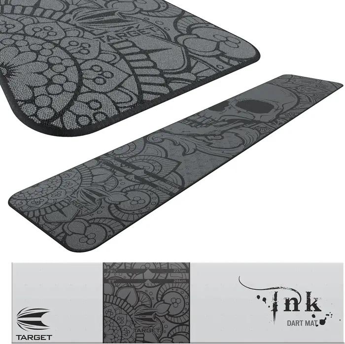 Tapis de fléchettes - Tapis de cible pour fléchettes avec ligne de lancer ; Tapis antidérapant, adapté à la protection du sol et à la protection des pointes de fléchettes