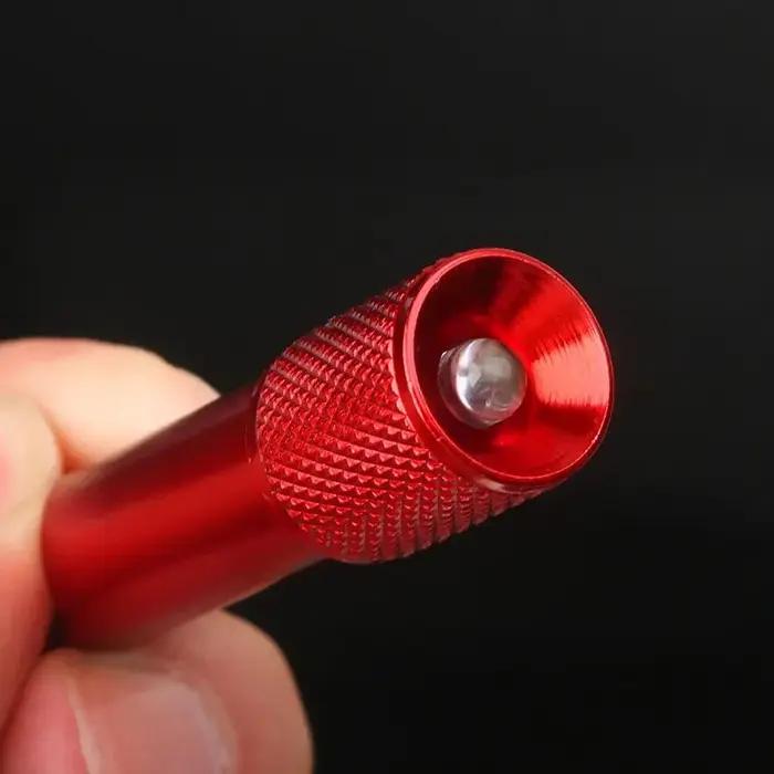 Mini torche porte-clés pendentif avec batterie Portable petite lumière lampe de poche LED voiture po