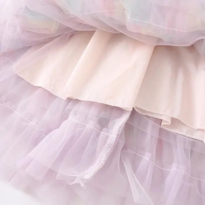 Robe de sirène douce et adorable pour filles en violet clair scintillante sans manches pour occasions spéciales été enfants fêtes anniversaires