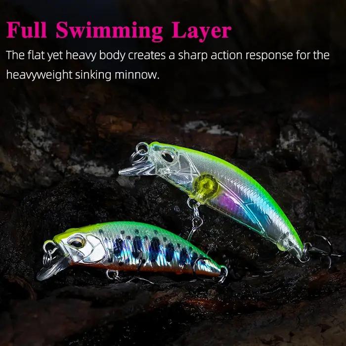 Leurre TSURINOYA DW63 50mm/5g - Jerkbait coulant minnow pour bass truite brochet