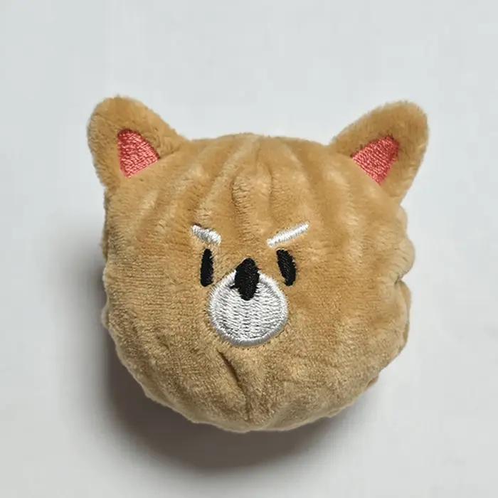 Jouet à mâcher couineur pour chien - Balle rebondissante en forme de chiot avec picots pour le netto