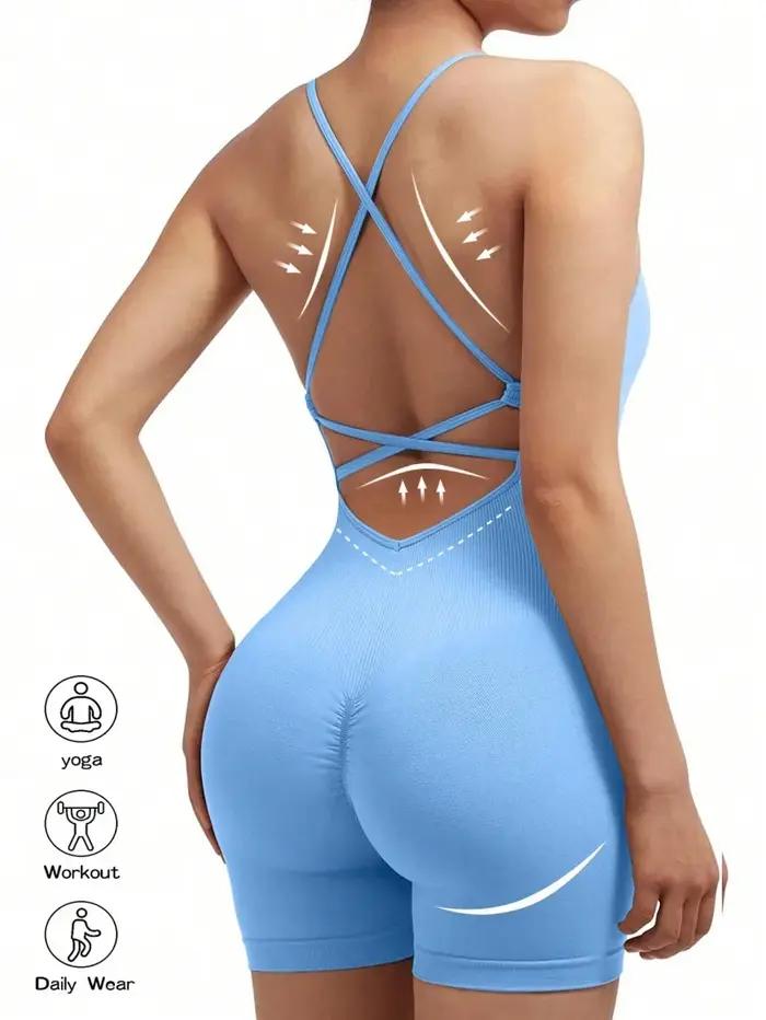 Combinaison de Fitness Sexy pour femmes