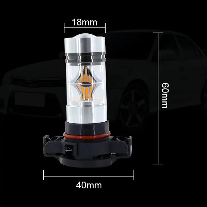 2 pièces Canbus PSX24W 2504 LED ampoules de voiture pour MINI Cooper F55 F56 garniture de phare halo