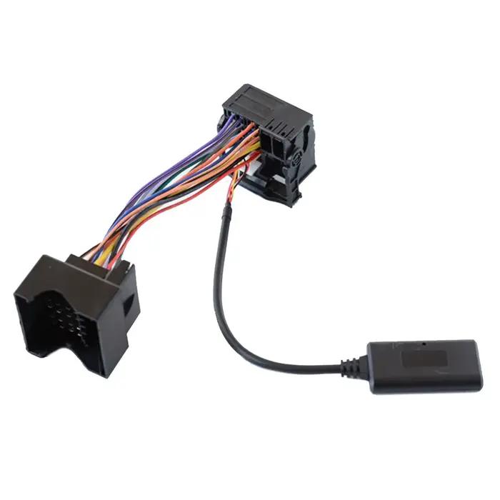 Adaptateur de grande prise audio Bluetooth, câble AUX, 12 broches, BMW E60, E63, E64, E61, E62, nouv