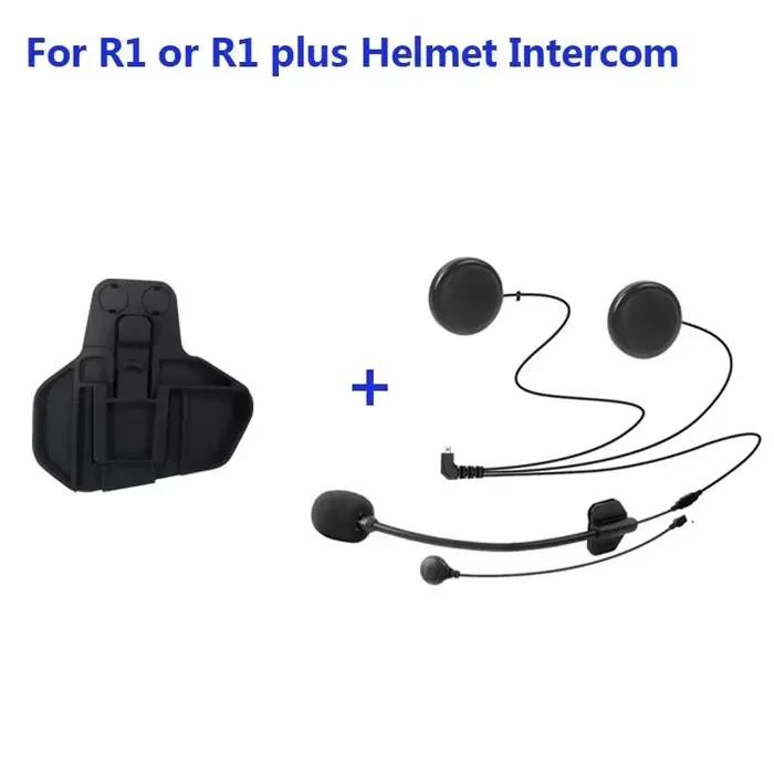 FreedConn – accessoires d'origine, Microphone dur/doux, Clip à 5 broches pour casque intégral/ouvert