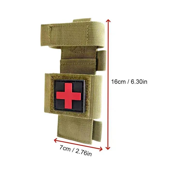 Ensemble de garrot tactique sangle d'urgence médicale rotative avec stylo tactique et ciseaux pour activités de plein air randonnée camping et sports outdoor