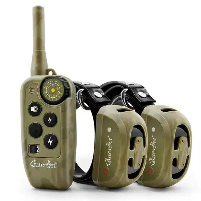 Collier de dressage pour chien CC-PetPulse, anti-aboiement, télécommande électronique, étanche, portée 2000 pieds, collier de dressage et de répulsion pour chien