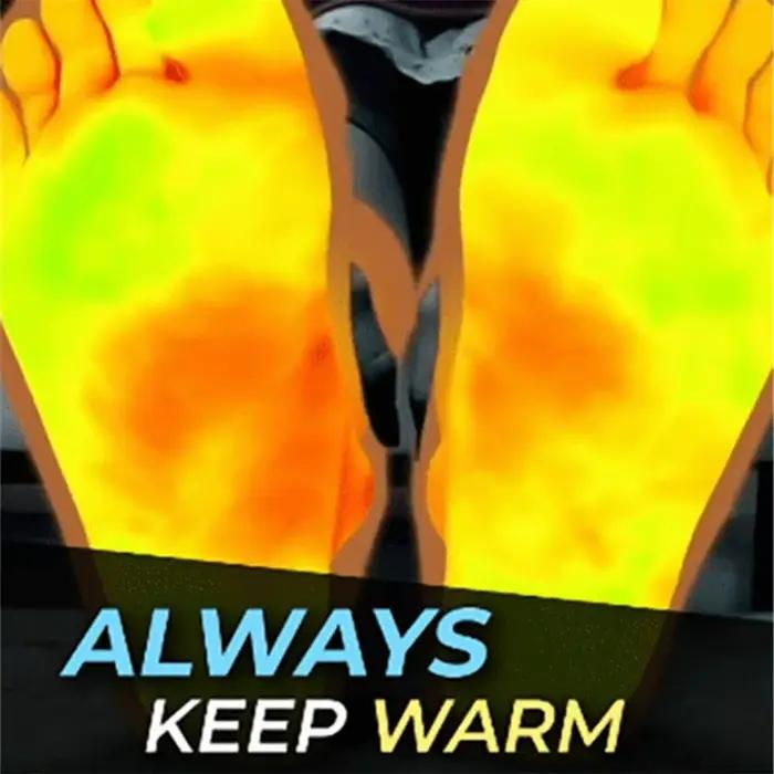 Chaussettes chauffantes magnétiques pour chasse hivernale - Thérapie thermique homme femme confort optimal