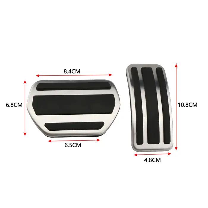 Couvercle de pédale d'essence en acier inoxydable, pour Peugeot 207 301 307 208 2008 308 408 pour CI