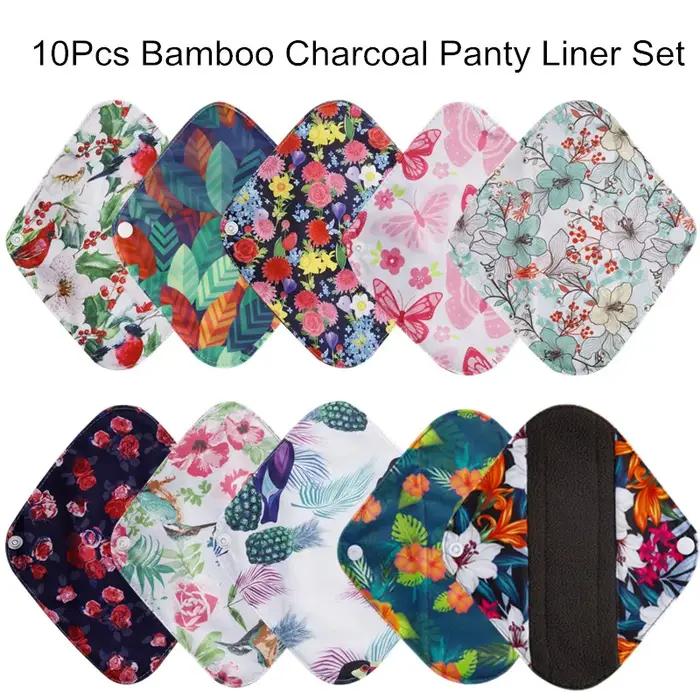 Coussinets hygiéniques réutilisables en Fiber de bambou