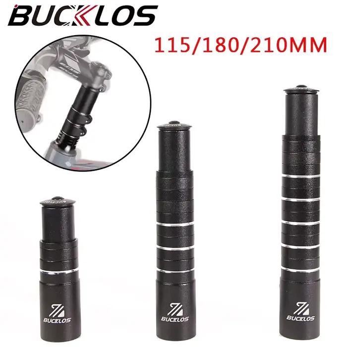 BUCKLOS tige de fourche de vélo montée jusqu'à 115mm 180mm 210mm tige de vélo extension de hauteur r