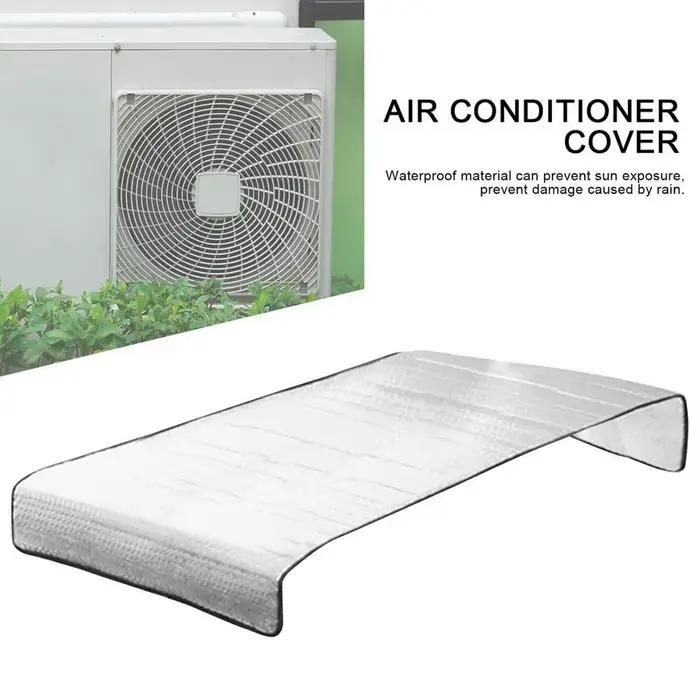 Housse de nettoyage pour climatisation exterieure moderne anti-pluie anti-poussiere anti-neige protection efficace maison occasions speciales