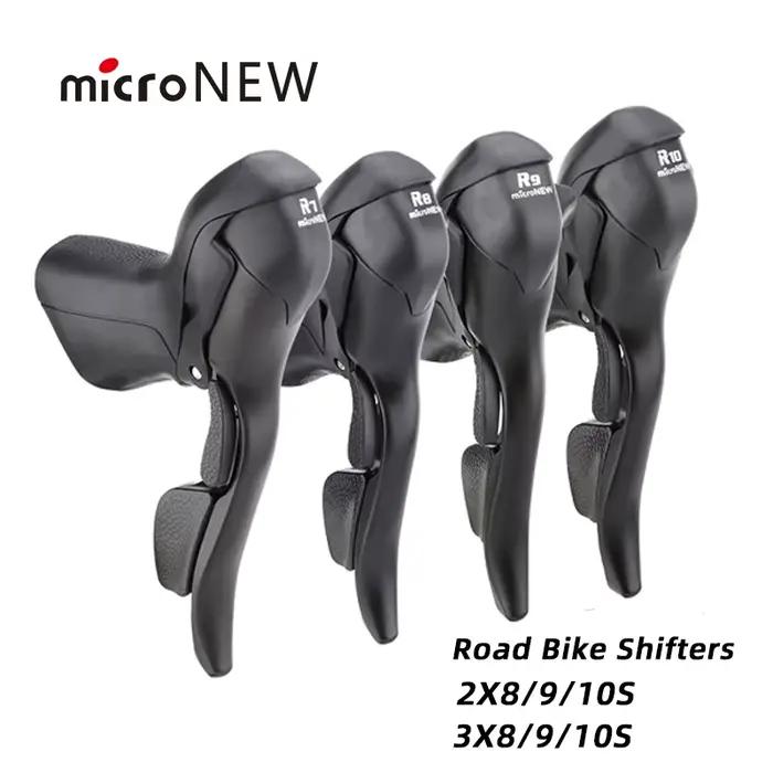 MicroNEW manettes de vitesse de vélo de route 3x7 3x8 3x9 3x10 3X11 vitesses levier de frein vélo 2x