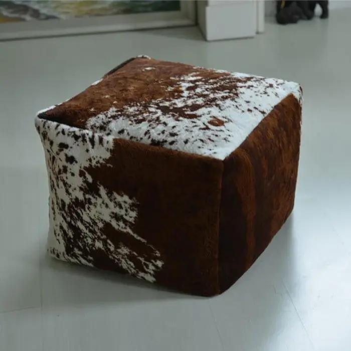 50/60 cm nouveau nordique Ins Pouf canapé marocain Pouf couverture Ottoman repose-pieds non rembourr