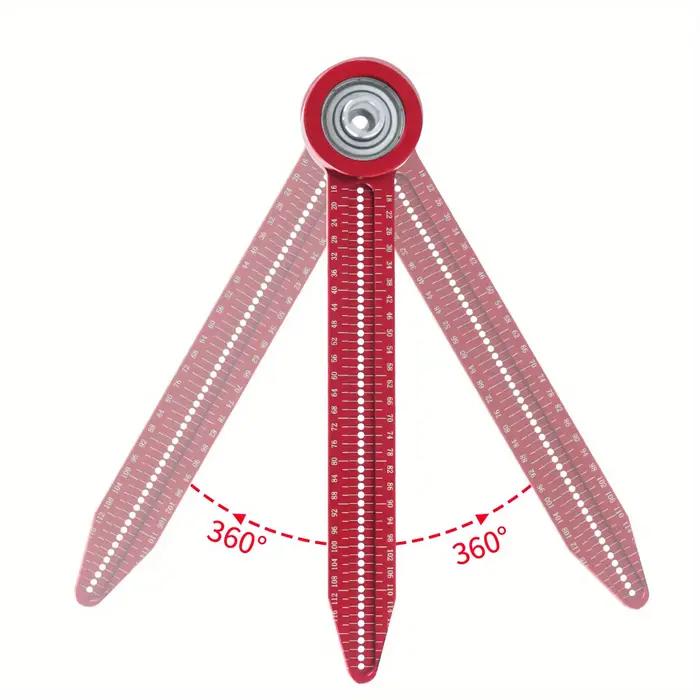 Jauge de traçage pour le travail du bois, boussole de dessin circulaire, règle de trou de menuiserie, jauge de traçage de précision, outil de mesure de marquage