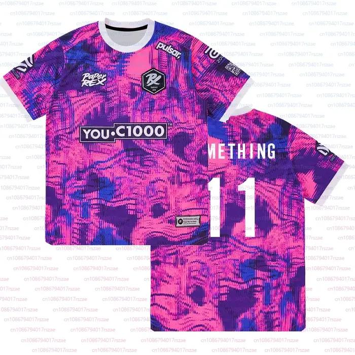 Paper Rex DinoGlitch Jersey 2025/2026 série uniforme VALORANT Esports Club PRX mode T-shirts mâle F0
