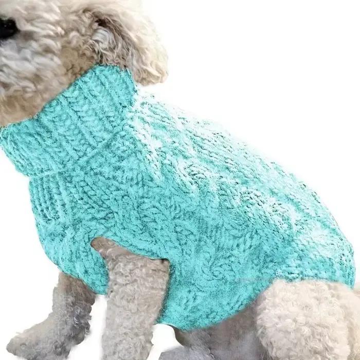 Pull personnalisable en polyester pour chiens et chats hiver automne élégant à offrir pour promenade et maison