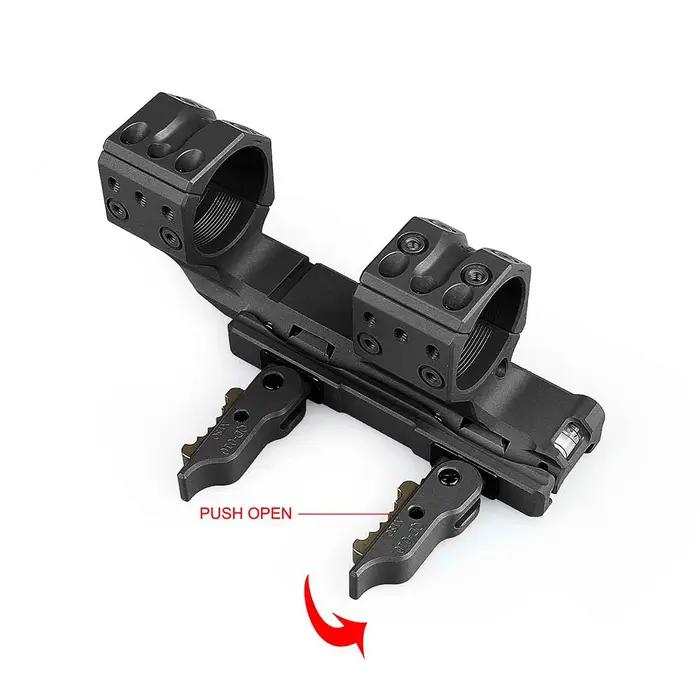 Anneau de lunette de visée en porte-à-faux pour fusil de chasse