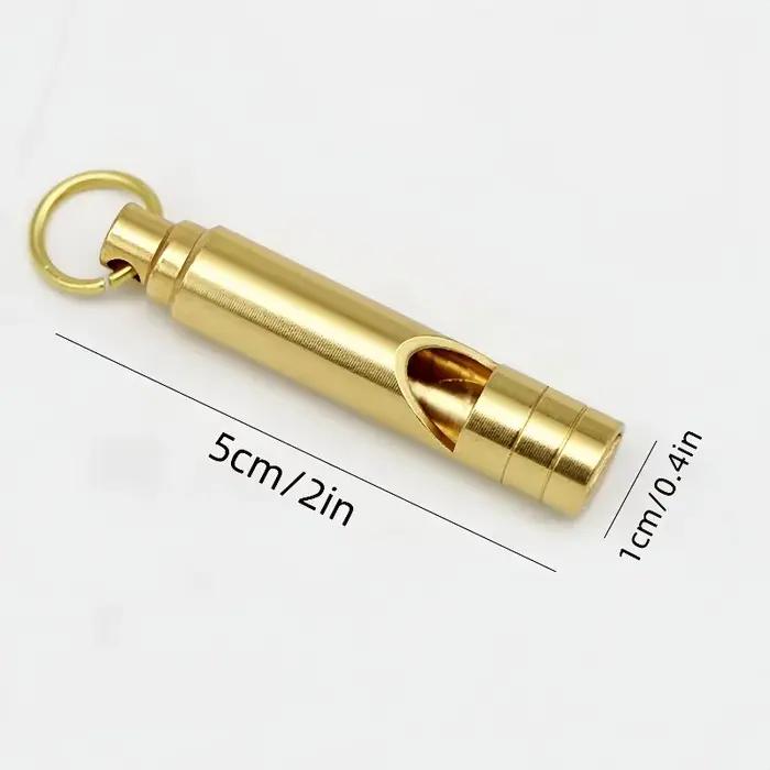 Sifflet à ultrasons pour chien en cuivre pur