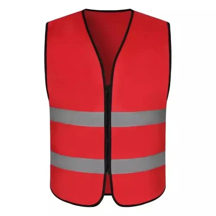 Gilet de sécurité réfléchissant personnalisable pour homme avec logo pour l'hygiène environnementale et la sécurité routière occasionnellement utilisées en équipe