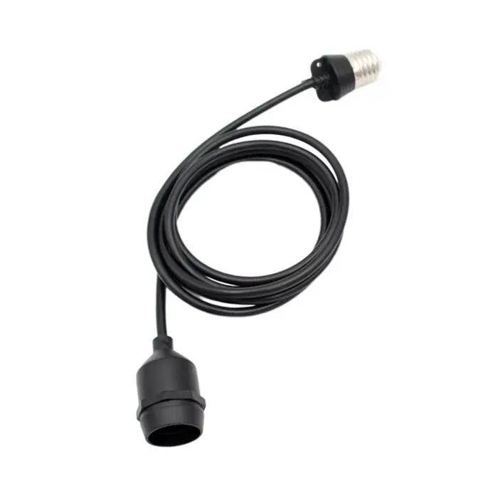 Base de lampe E27 vers support de lampe étanche E27, douille à vis avec rallonge pour éclairage exté