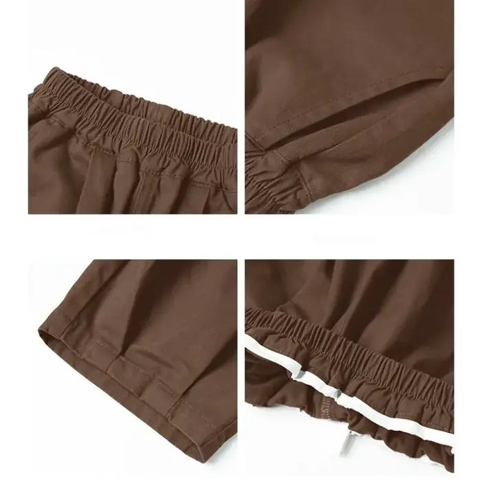 Pantalon sarouel élégant pour garçons, couleur unie, ample, en pur coton, décontracté, pour enfants