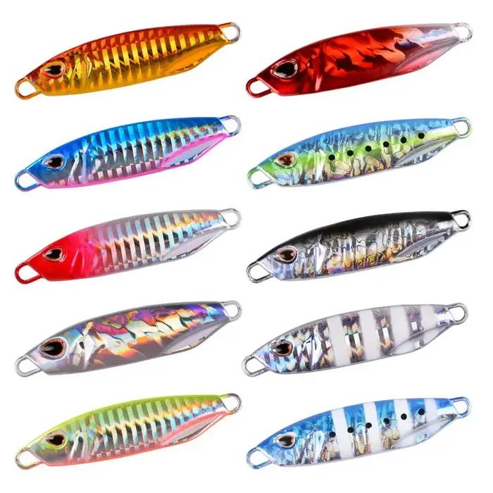 2023 Japen métal moulé gabarit cuillère 10/15/20/30/40g rivage coulée gabarits poisson bar de mer le