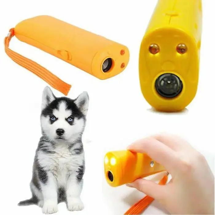 Dispositif Anti-aboiement Ultrasonique 3 en 1 pour Chien, Répulsif d'Entraînement, Contrôle LED