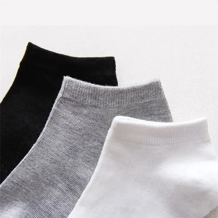 Chaussettes bateau homme 5 paires noires professionnelles - Confort et respirabilité pour chasseurs élégants
