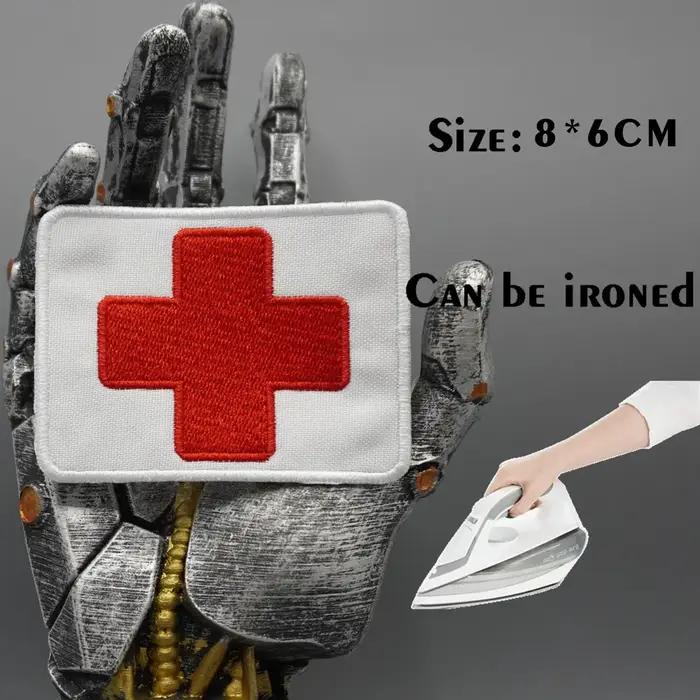 Patchs de broderie tactiques Red Cross, exquis et de haute qualité, utilisés pour les vêtements, dos
