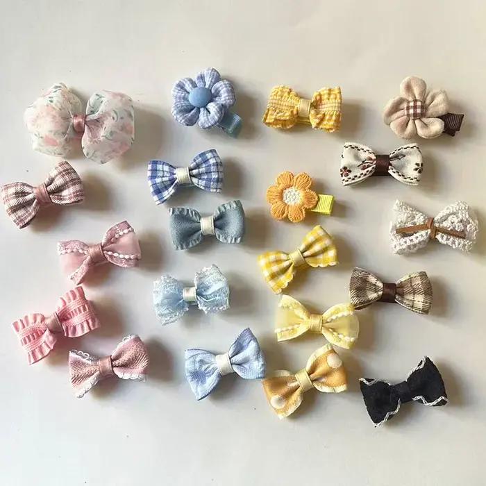 Nœuds de toilettage pour chien et chat, pinces à cheveux à la mode pour chien, épingle à cheveux pour chiot, accessoires de toilettage pour chiot