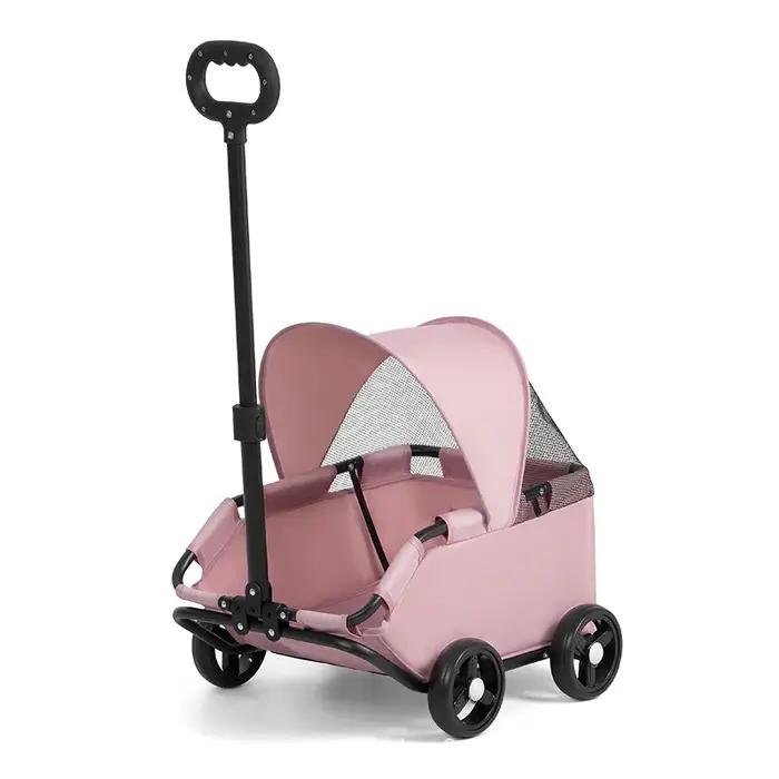 Petite poussette pour animaux de compagnie pour chiens