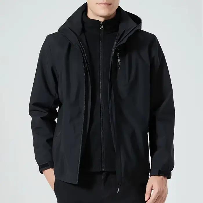 Veste d'extérieur à capuche pour hommes, coupe-vent imperméable, pour escalade, randonnée, poinçonnage, vêtements masculins, offre spéciale, automne et printemps