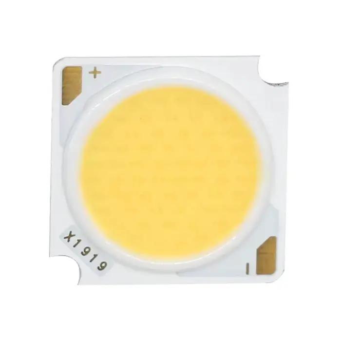 Diode électroluminescente LED COB 1919, 10W 20W 30W 40W 50W, puce Bridgelux, Ra90, ampoule LED sur r