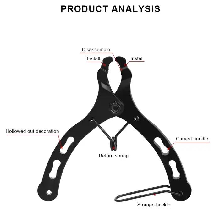 RIDERACE outil de réparation de chaîne de vélo connecteur de maillon de chaîne de vélo Joints bouton