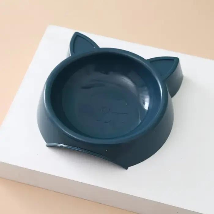 Bol pour chien en forme de chat charmant pour animaux de compagnie de petite/moyenne taille