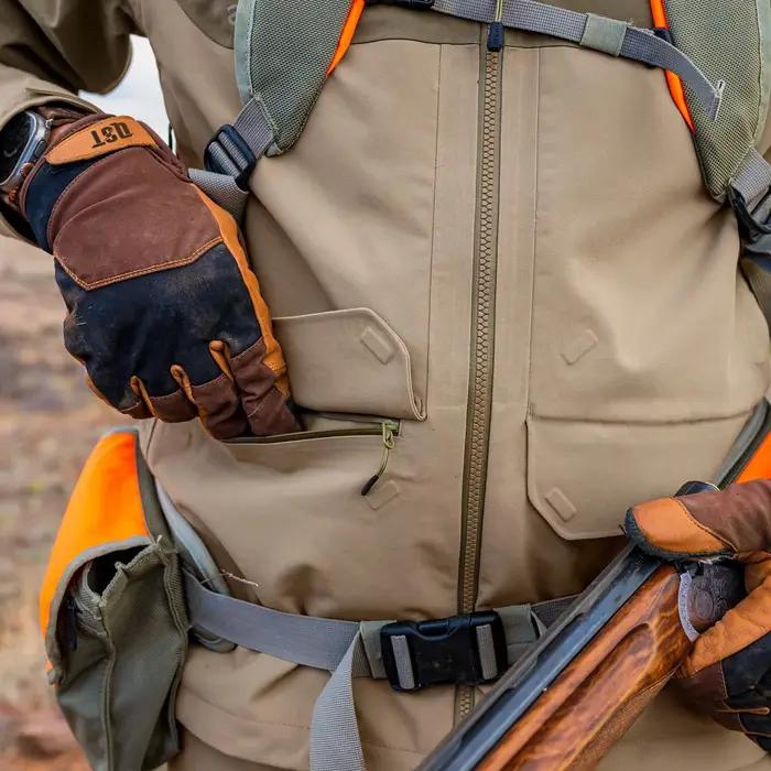Gants tir pleins qualité supérieure respirants waterproof chasse sport cuir paume randonnée