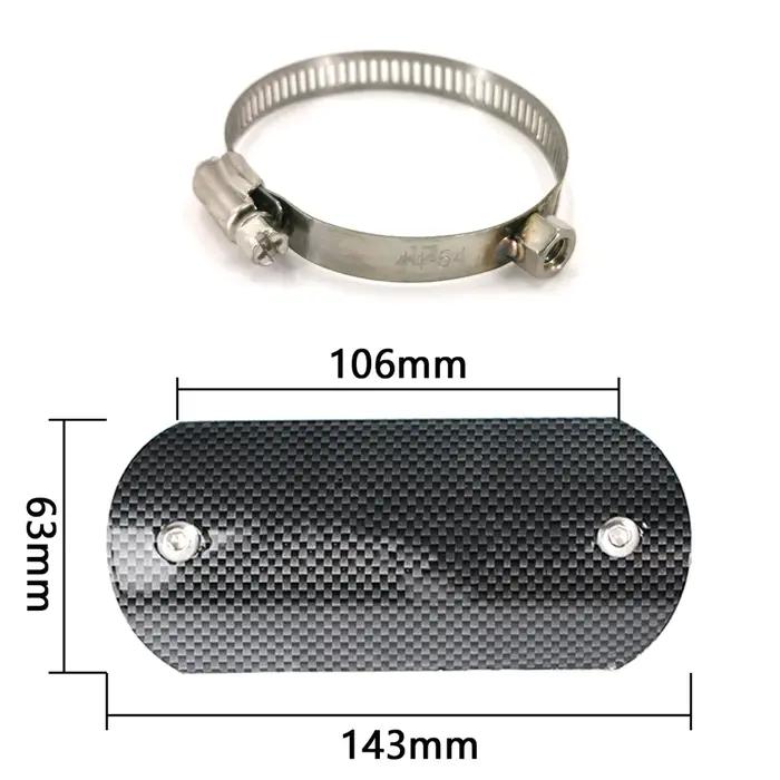 Protecteur de tuyau d'échappement de moto, couvercle de bouclier thermique, panneau Anti-brûlure pou