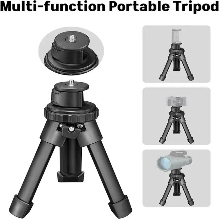 Trépied de chasse et de tir réglable en hauteur avec tête en V, mini trépied portable pour appareil photo, idéal pour la prise de vue en extérieur