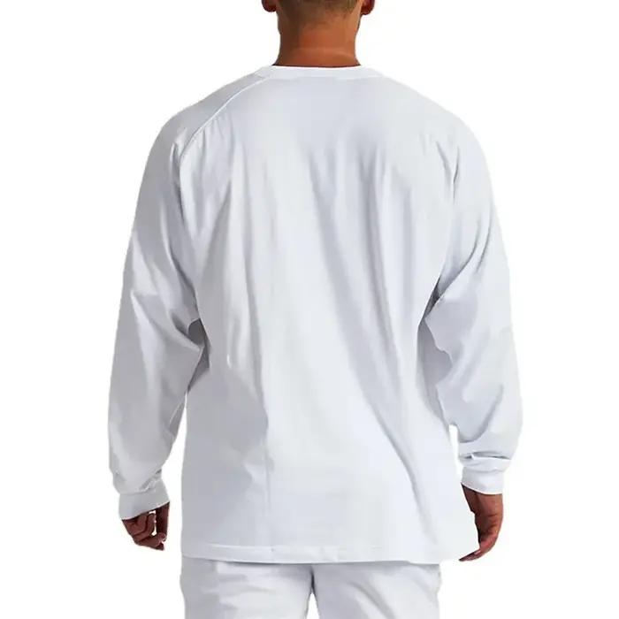 T-shirts à manches longues pour hommes, surdimensionnés, pour course à pied, musculation, vêtements