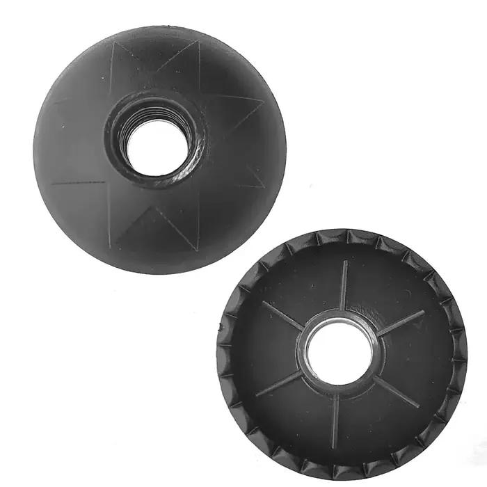 Lot de 6 embouts de protection en caoutchouc pour bâtons de marche, de randonnée, de trekking, de ma