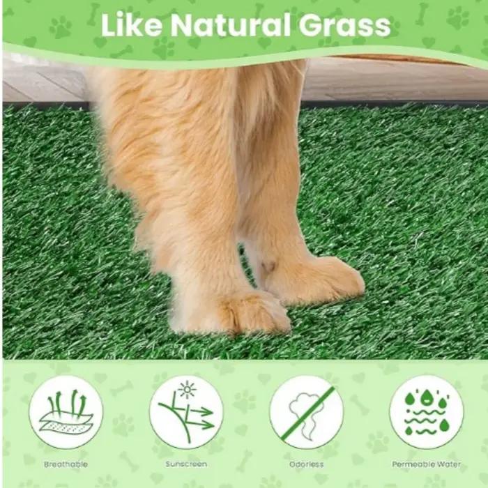 Tapis d'herbe artificielle lavable ultime pour chien
